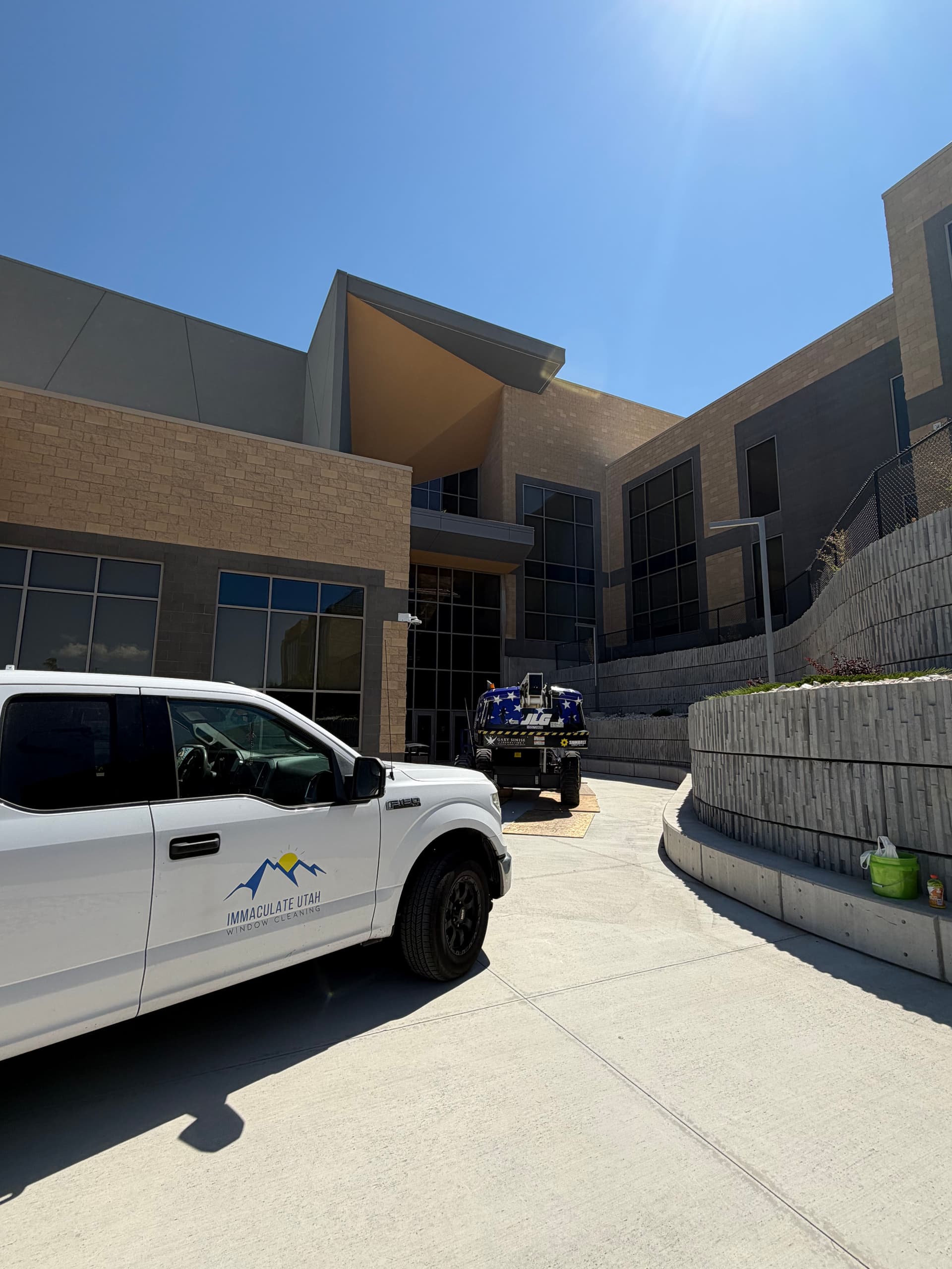 Gallery photos for Commercial Window Cleaning at Deseret Peak High School: Image #2