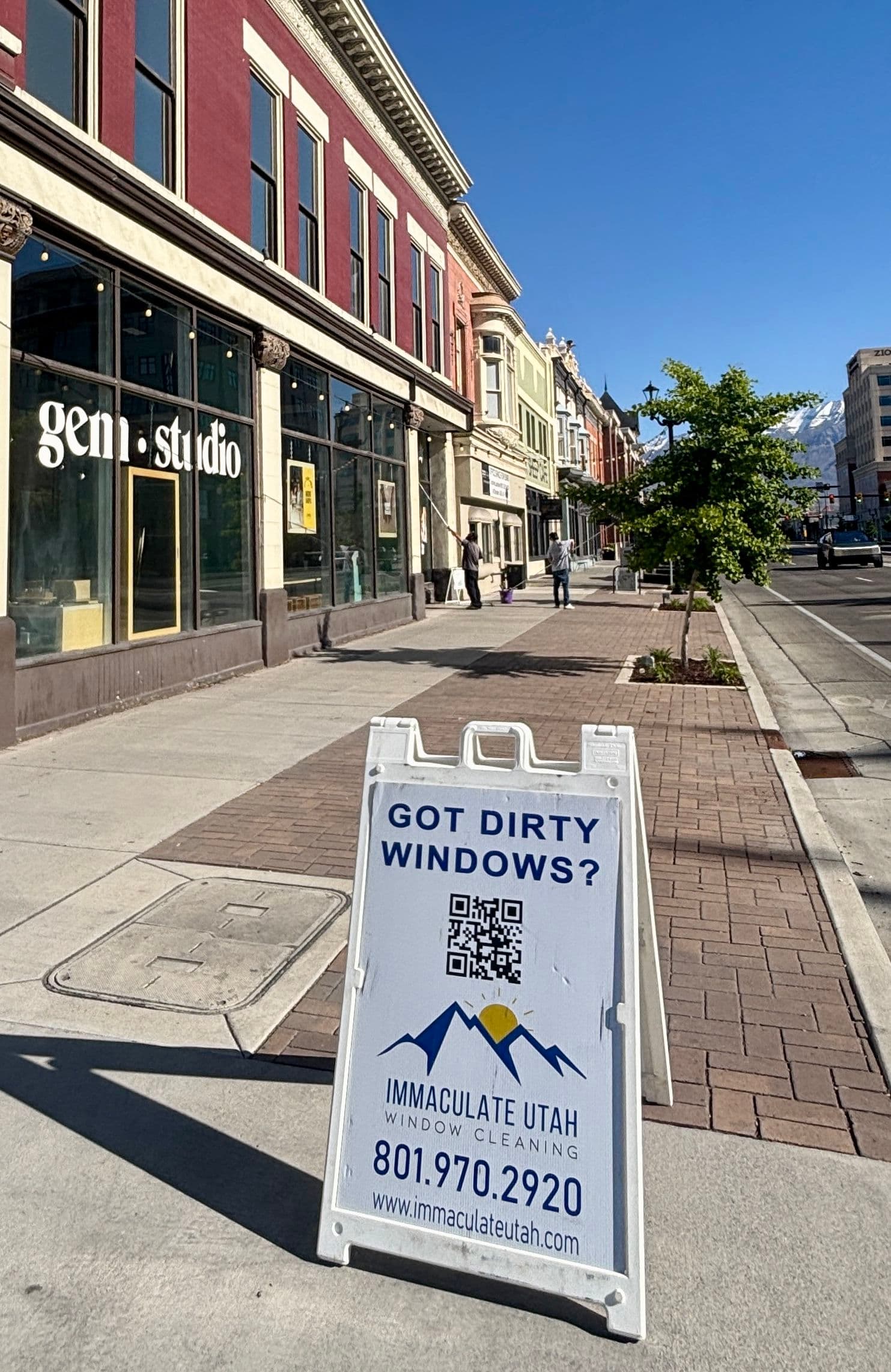 Commercial Window Cleaning at Provo Town Square image
