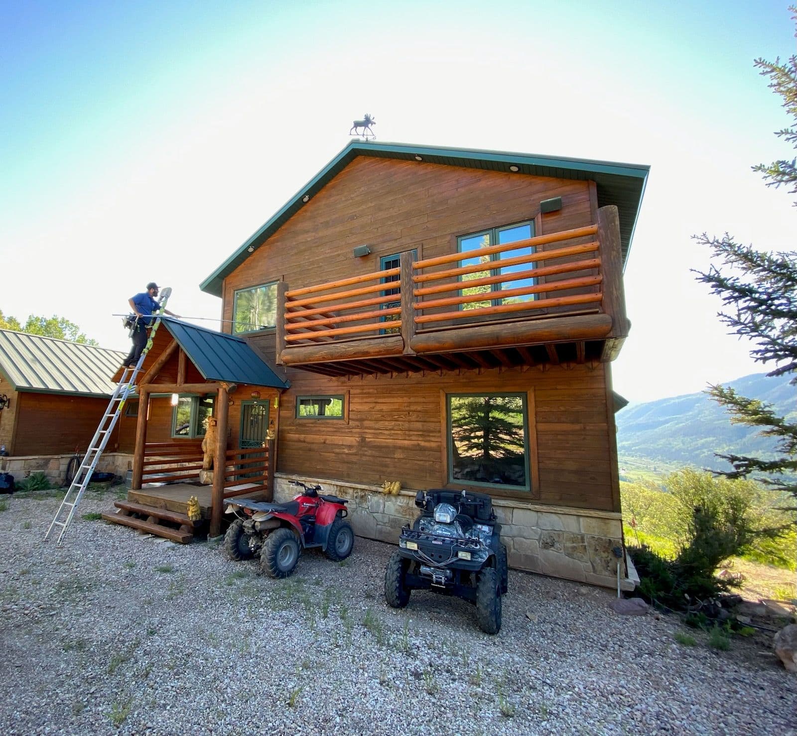 Expert Window Cleaning for Captivating Cabin Views image