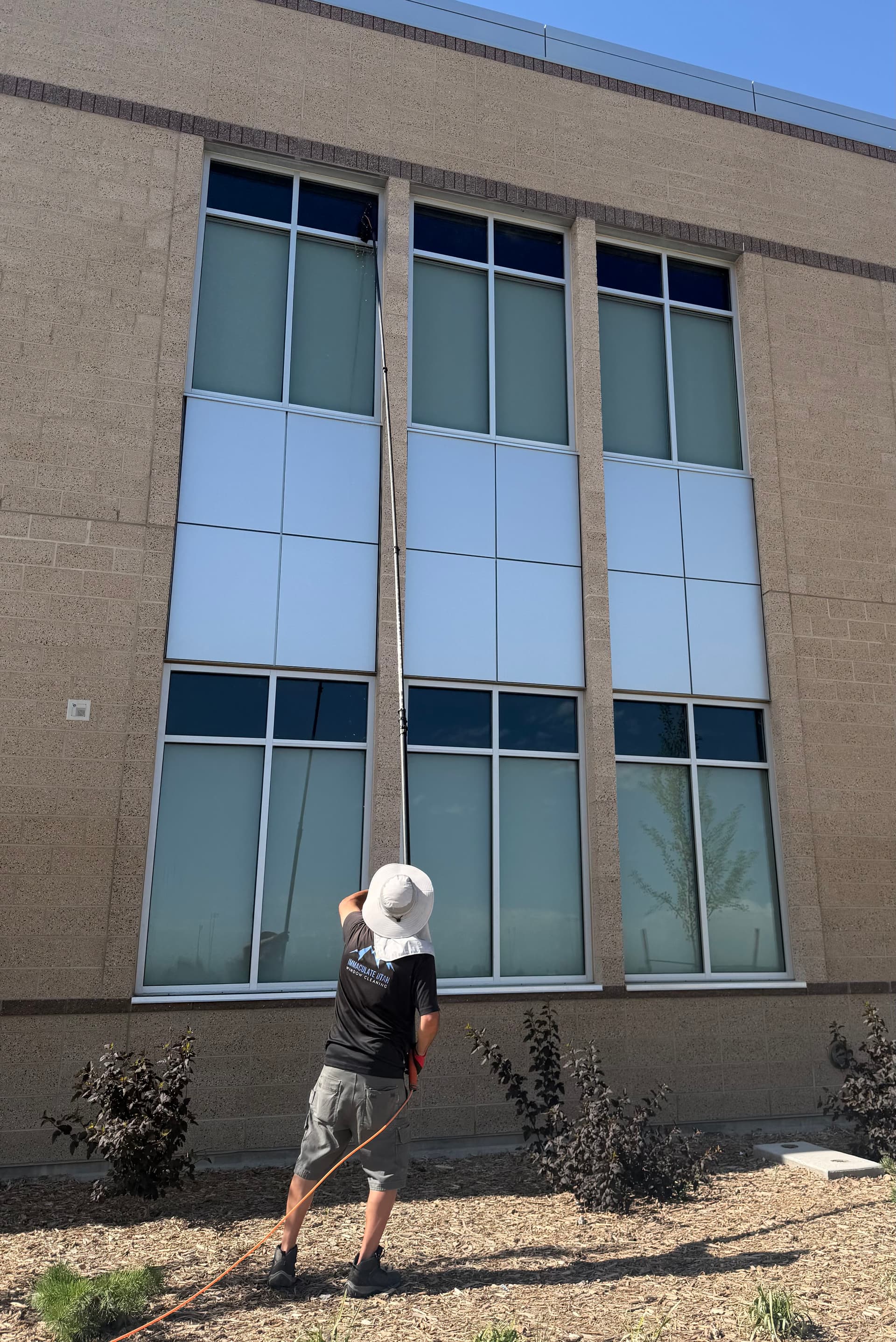 Gallery photos for Exterior Window Cleaning at Stansbury Park Jr High: Image #1