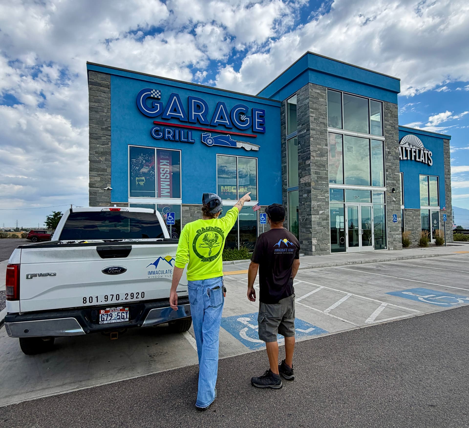 Commercial Window Cleaning at Garage Grill image